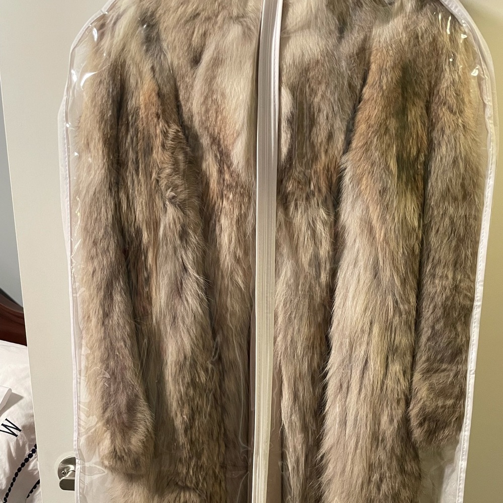 Beautiful full length fur coat
